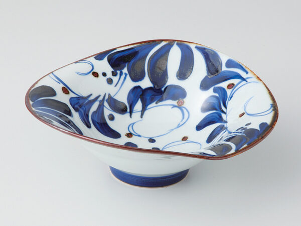 Hasami-Ware] karakusa Naburi Medium Schale